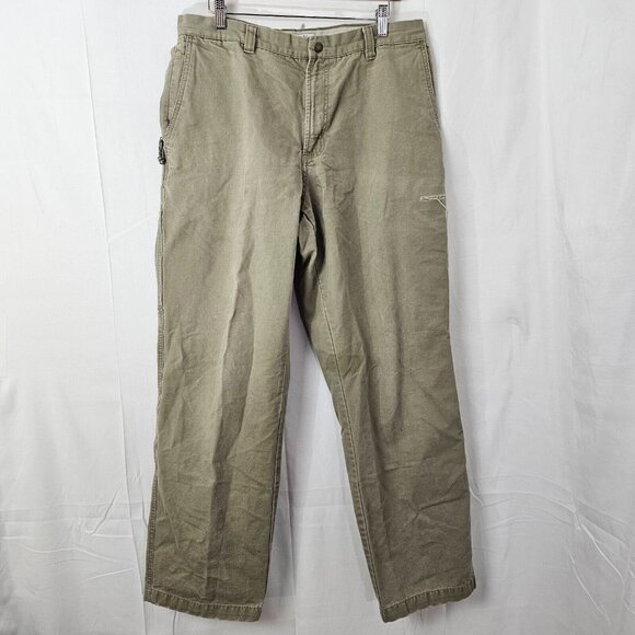 Columbia Other - READ Columbia Khaki Pants Mens 34x30 Straight Leg Distressed Outdoor Hiking Y2K